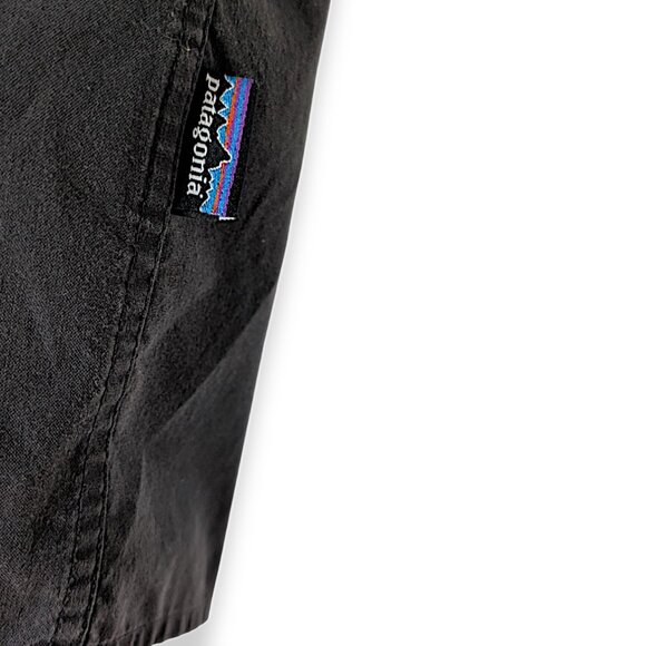 Patagonia Organic Cotton To Go black short sleeve button front shirt men's XL - Picture 4 of 5